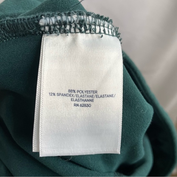 Lands' End Women’s Green XLP Flare-Leg Pants Active Comfy Pull-On Athleisure - Picture 6 of 6